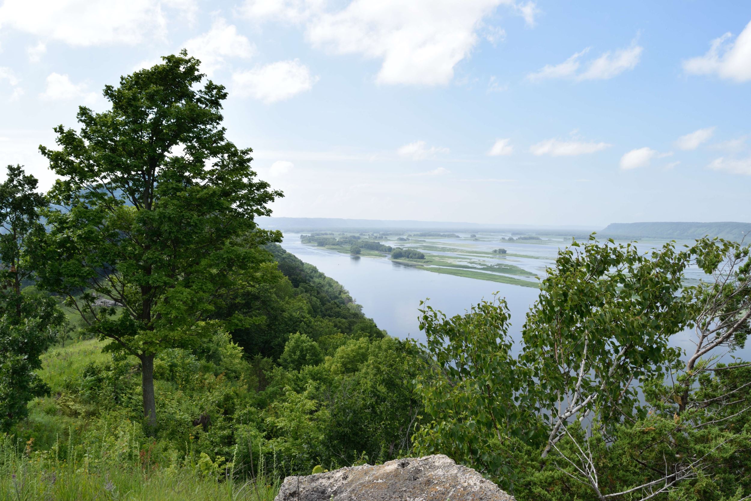 Capoli Bluff on the Mississippi river is part of the Buckmaster easement